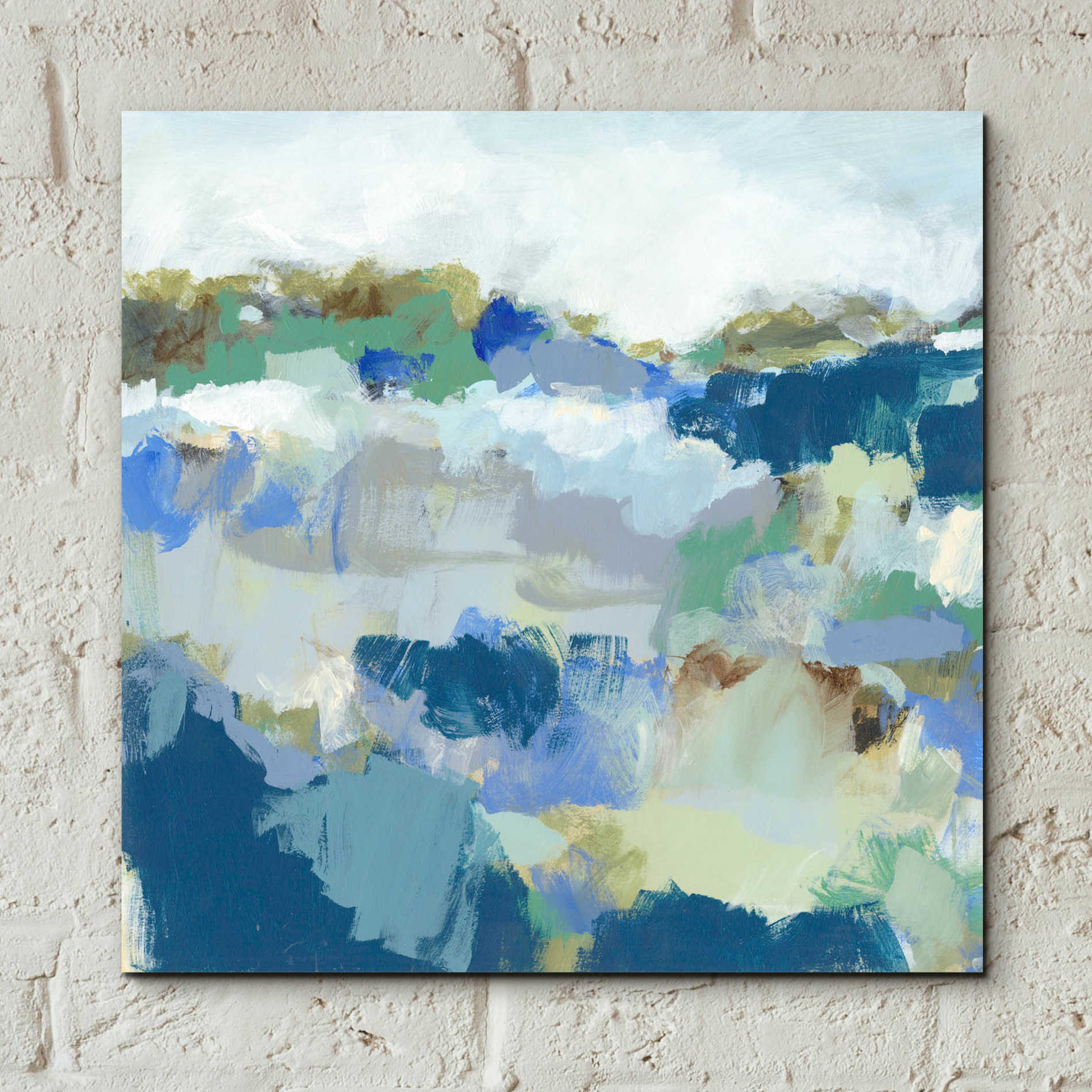 Epic Art 'Dusty Roads II' by Christina Long, Acrylic Glass Wall Art,12x12