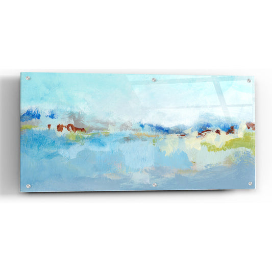 Epic Art 'Sea Breeze Landscape I' by Christina Long, Acrylic Glass Wall Art