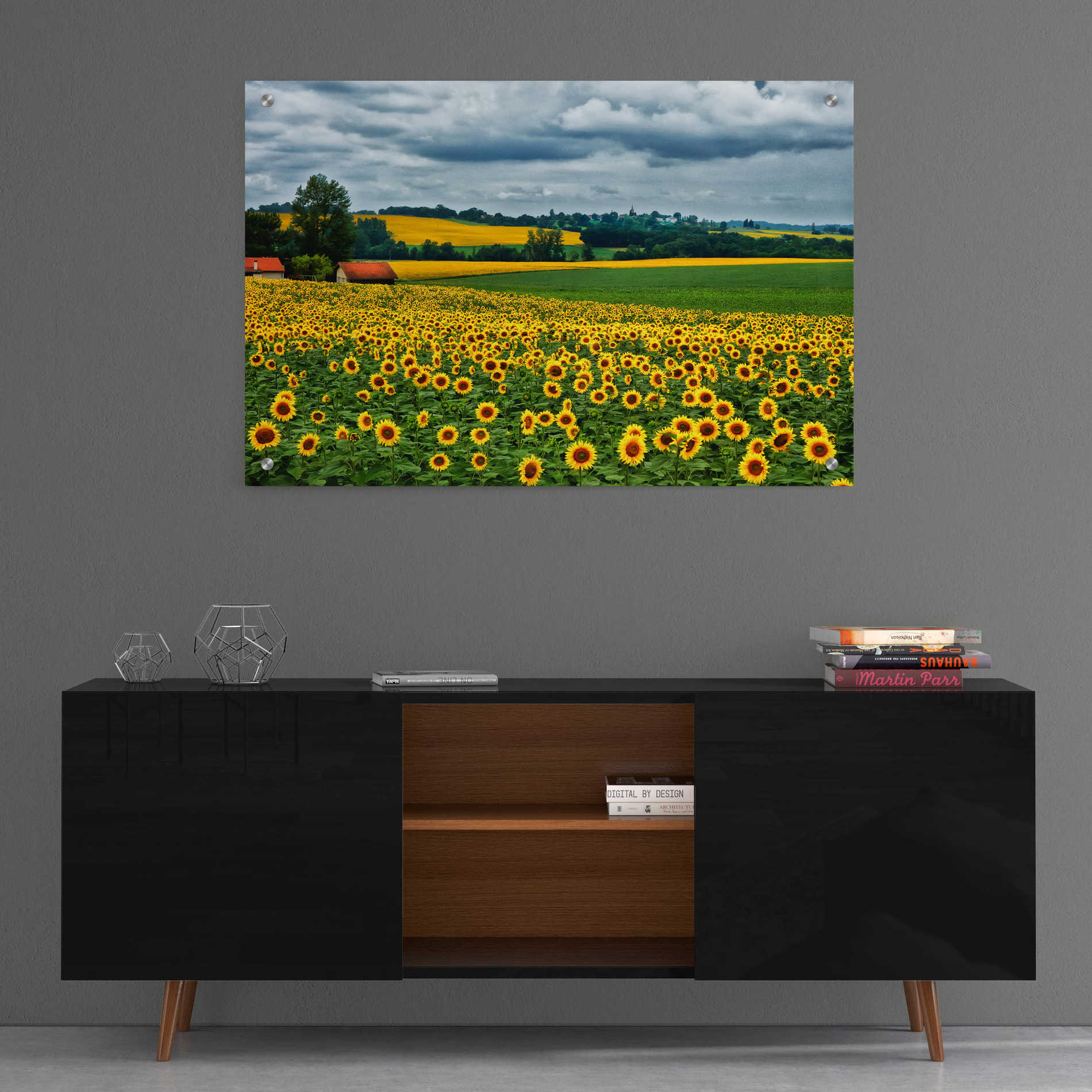 Epic Art 'Pastoral Countryside IV' by Colby Chester, Acrylic Glass Wall Art,36x24