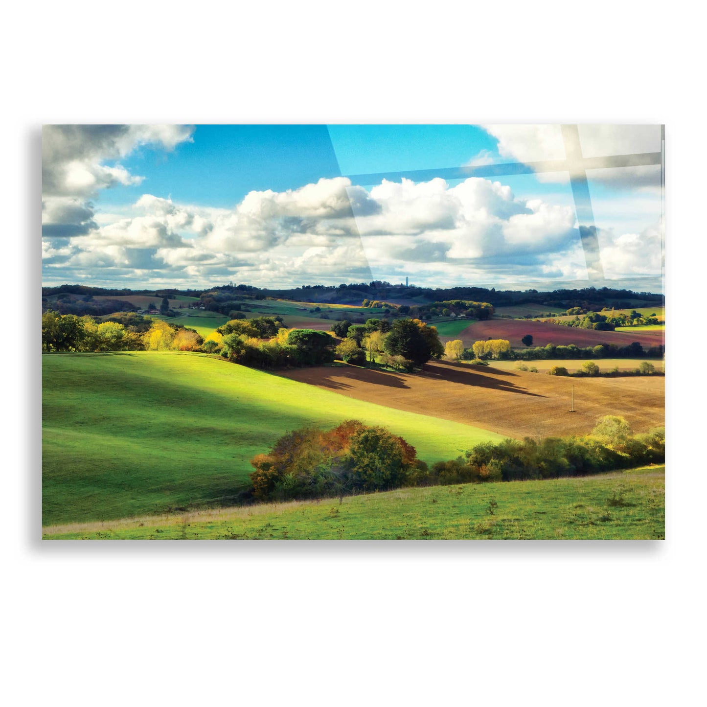 Epic Art 'Pastoral Countryside III' by Colby Chester, Acrylic Glass Wall Art,24x16