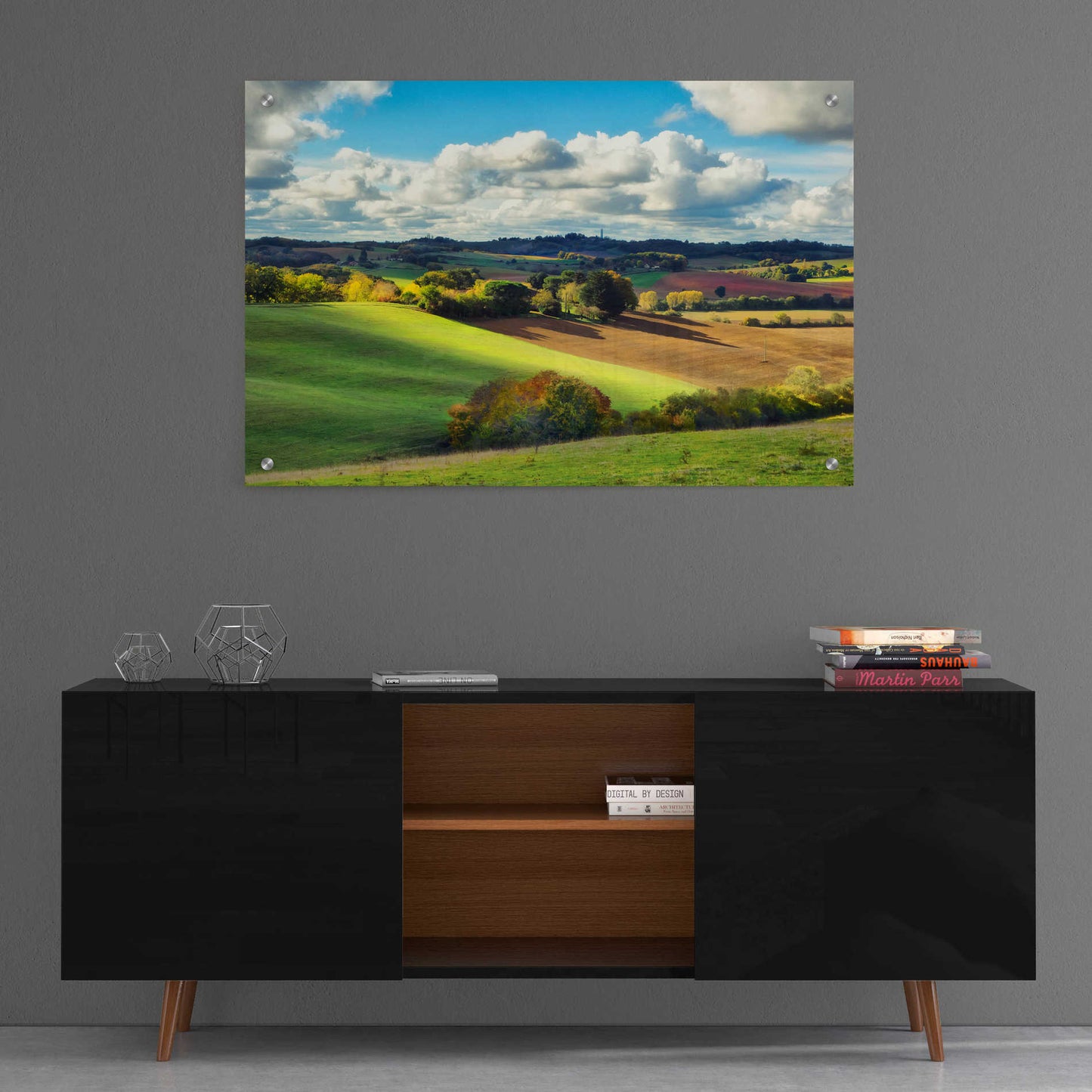 Epic Art 'Pastoral Countryside III' by Colby Chester, Acrylic Glass Wall Art,36x24