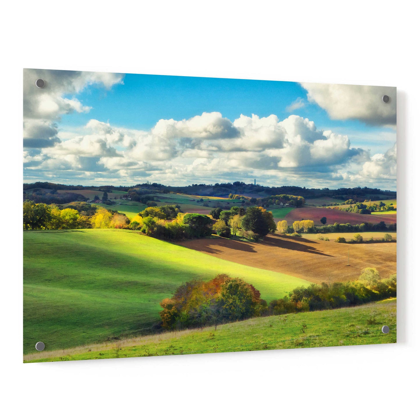 Epic Art 'Pastoral Countryside III' by Colby Chester, Acrylic Glass Wall Art,36x24