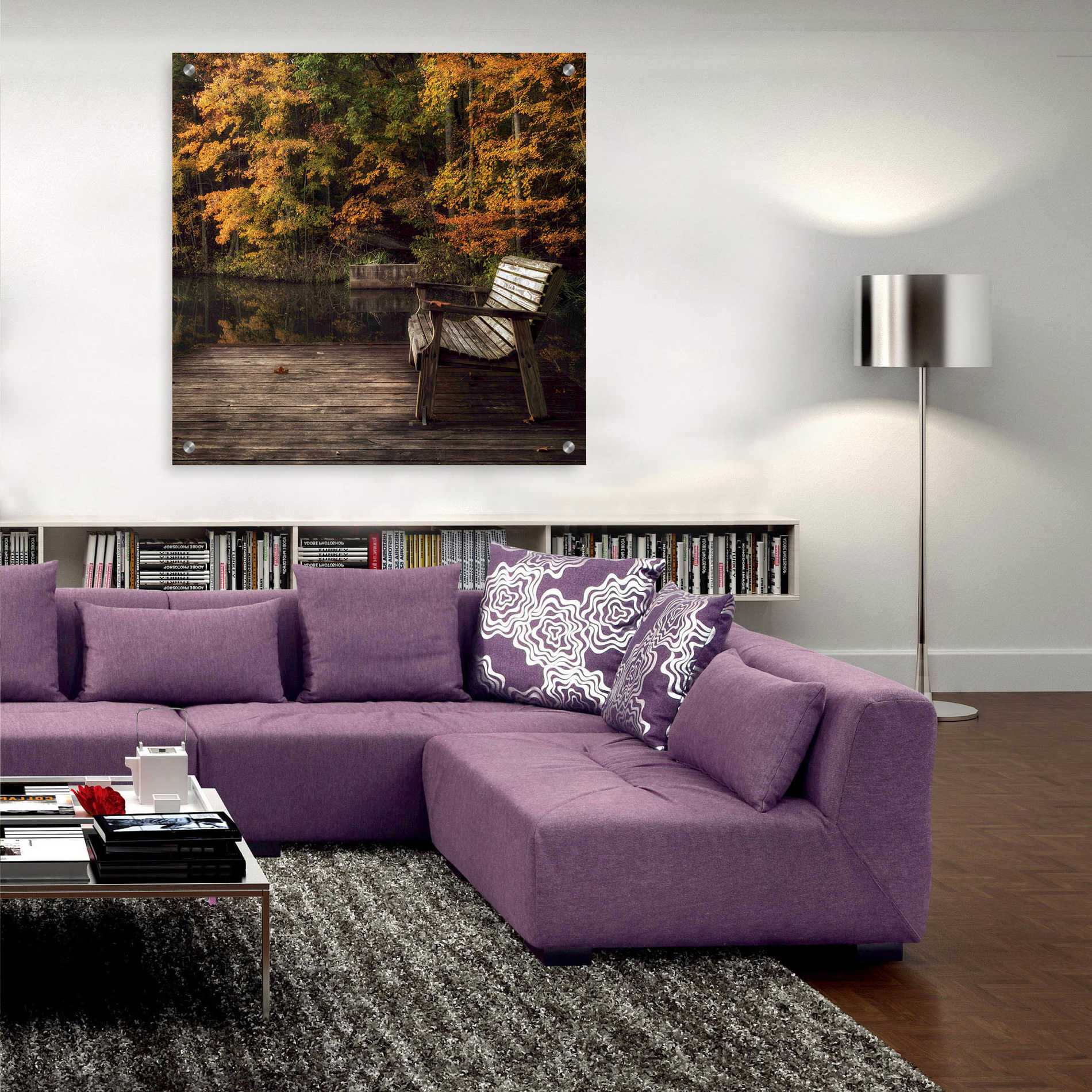 Epic Art 'Autumn Rest' by Danny Head, Acrylic Glass Wall Art,36x36