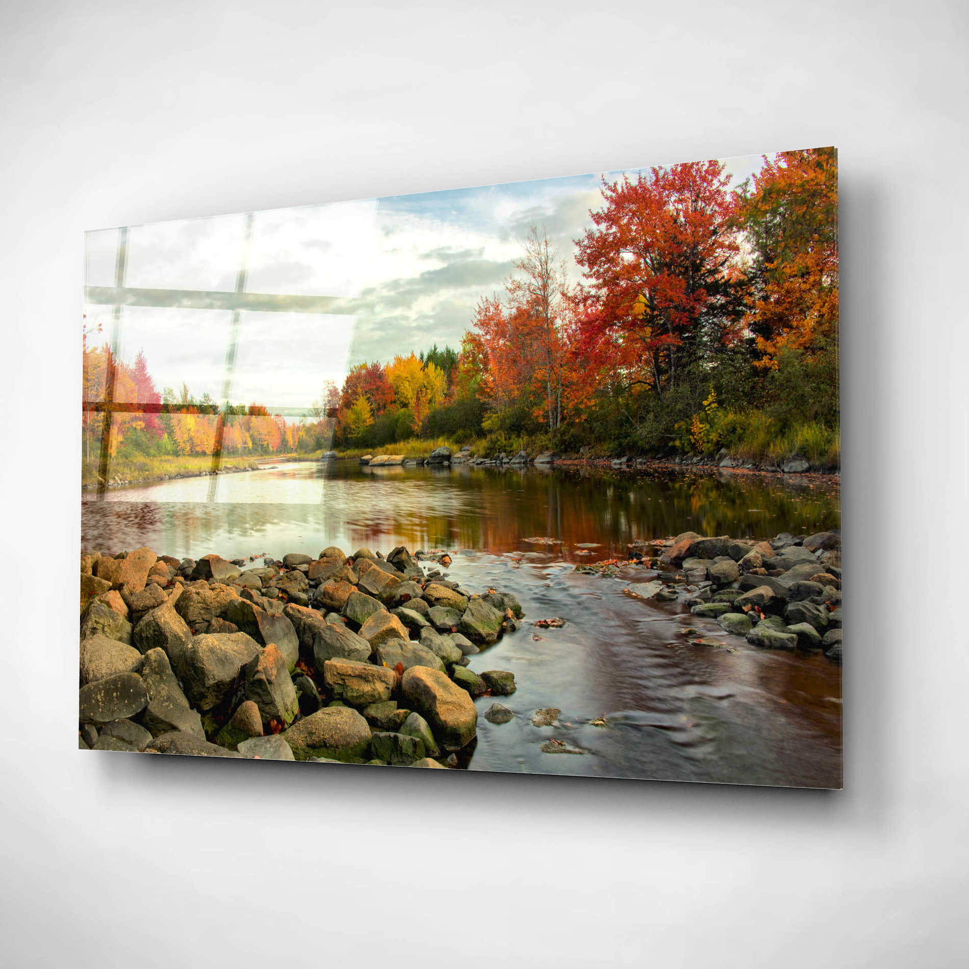 Epic Art 'Northeast Creek' by Danny Head, Acrylic Glass Wall Art,16x12