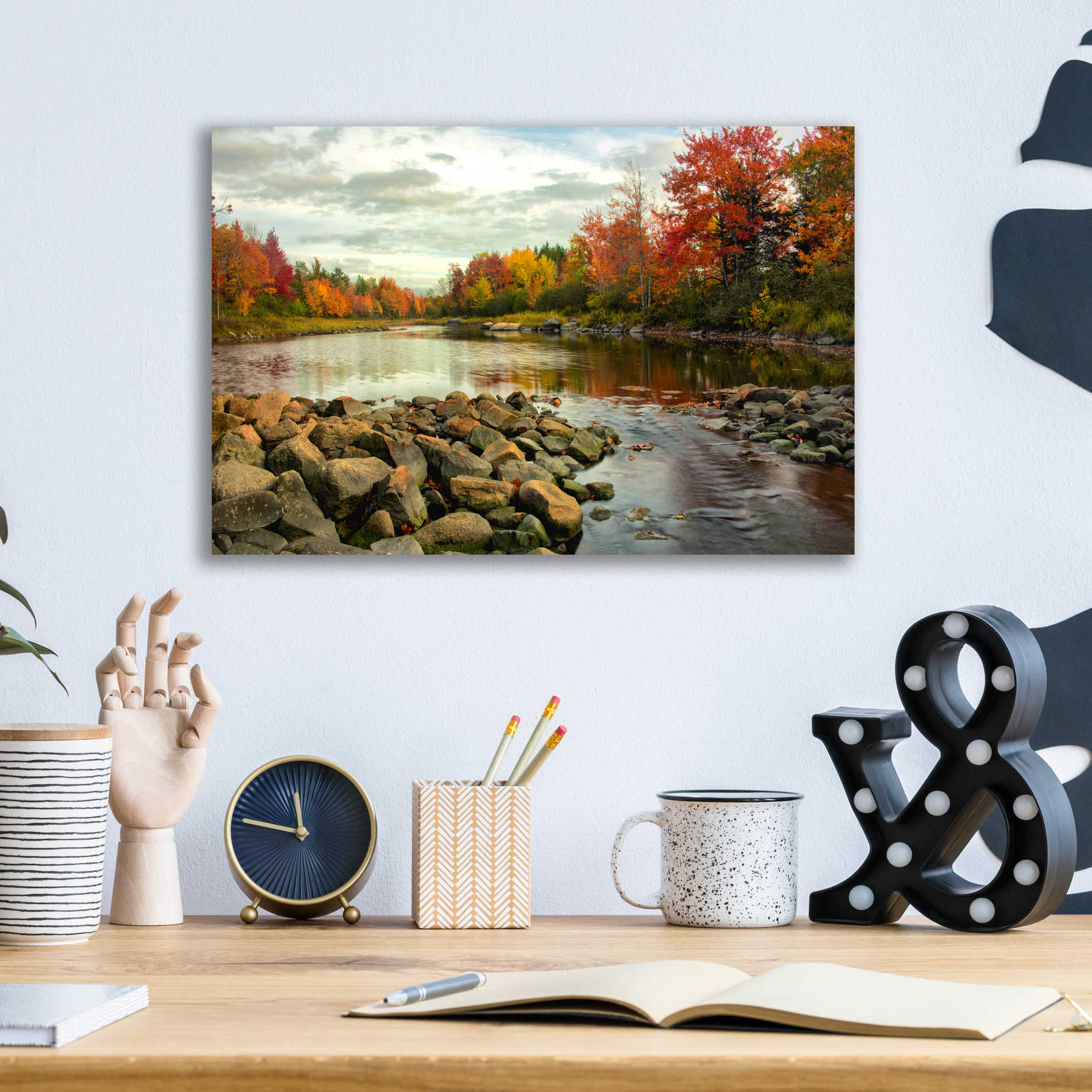 Epic Art 'Northeast Creek' by Danny Head, Acrylic Glass Wall Art,16x12