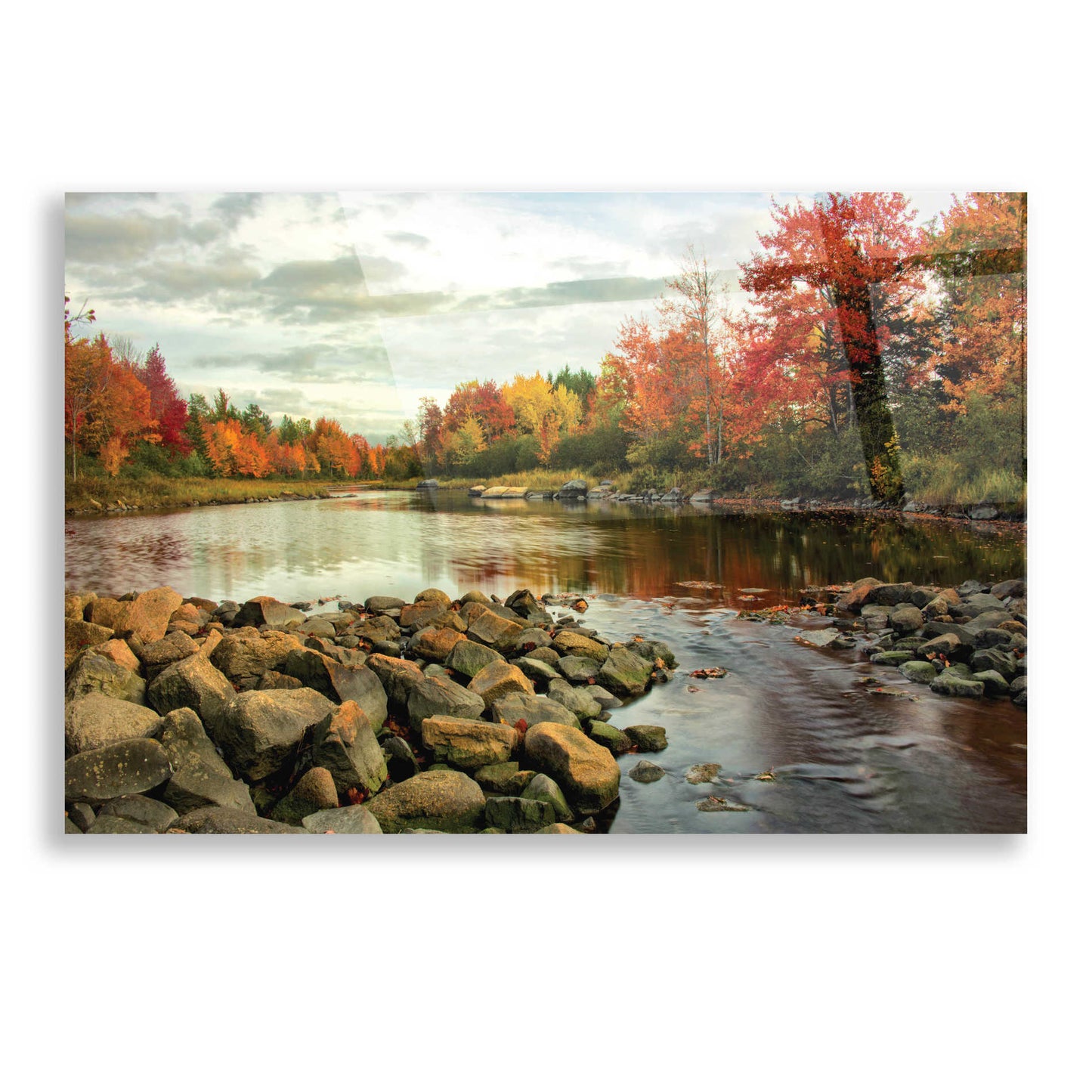 Epic Art 'Northeast Creek' by Danny Head, Acrylic Glass Wall Art,16x12