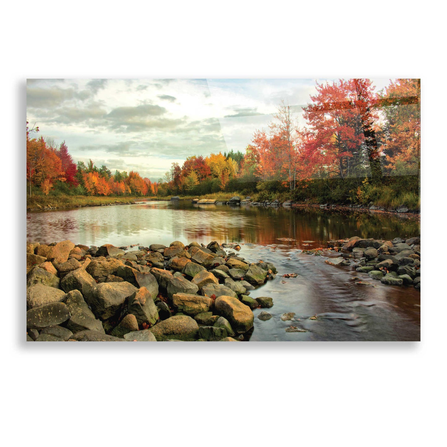 Epic Art 'Northeast Creek' by Danny Head, Acrylic Glass Wall Art,24x16