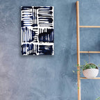 Epic Art 'Indigo Stripes II' by Jodi Fuchs, Acrylic Glass Wall Art,16x24
