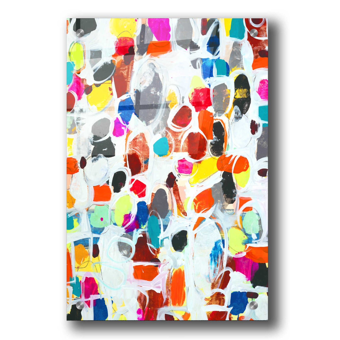 Epic Art 'Celebration I' by Jodi Fuchs, Acrylic Glass Wall Art,24x36