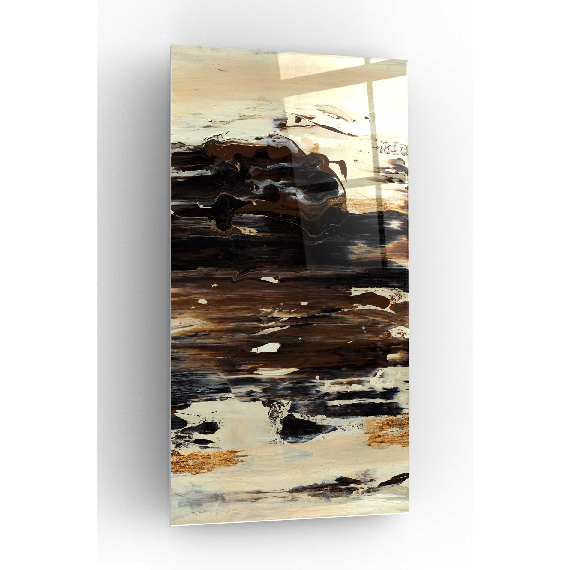 Epic Art 'No Attachment III' by Lila Bramma, Acrylic Glass Wall Art,12x24