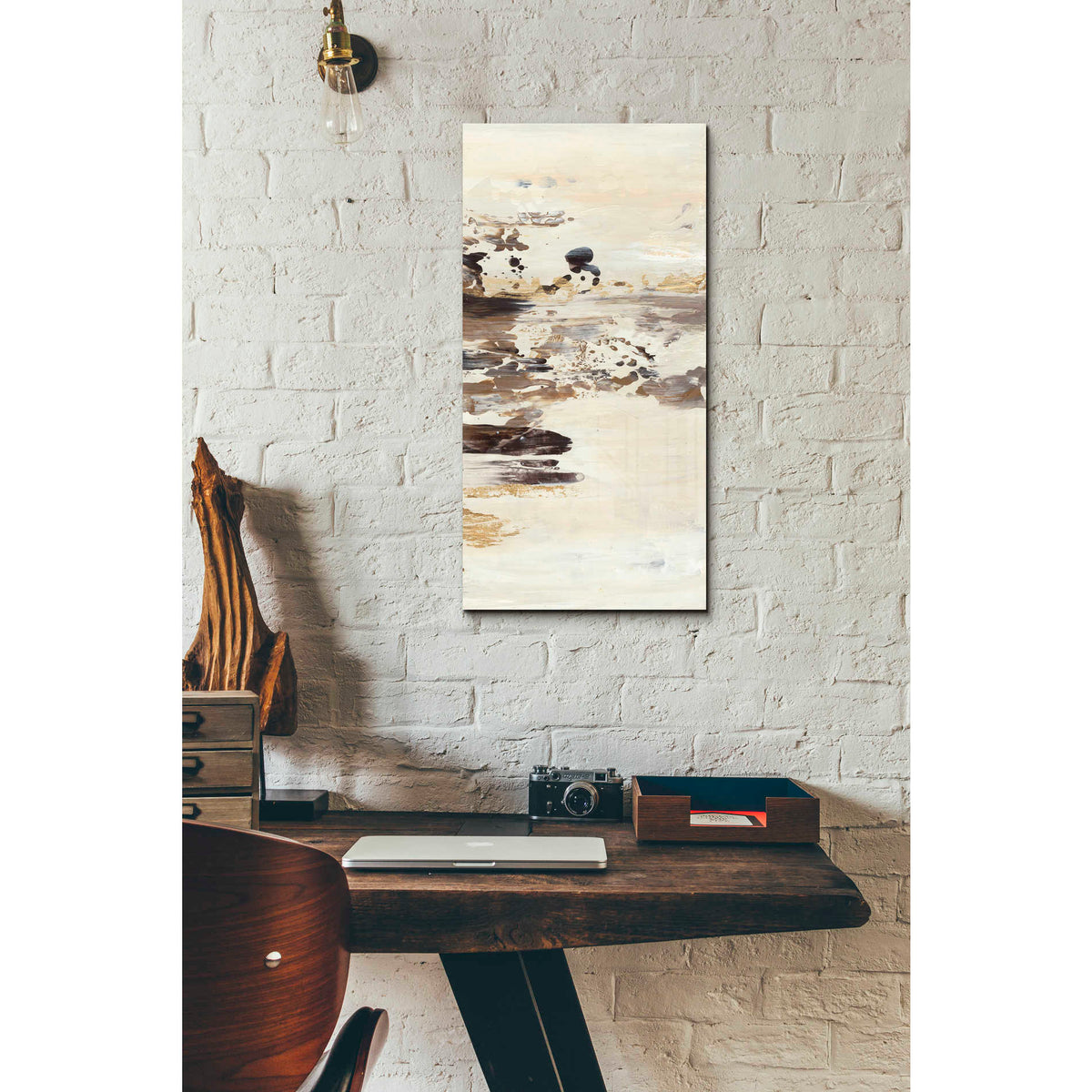 Epic Art 'No Attachment IV' by Lila Bramma, Acrylic Glass Wall Art,12x24