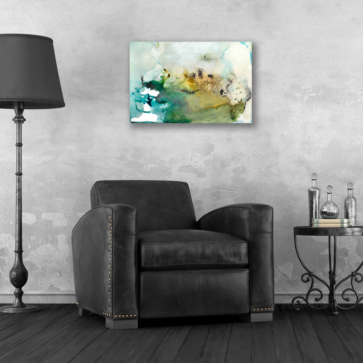 Epic Art 'Organic Abstract' by Lila Bramma, Acrylic Glass Wall Art,24x16