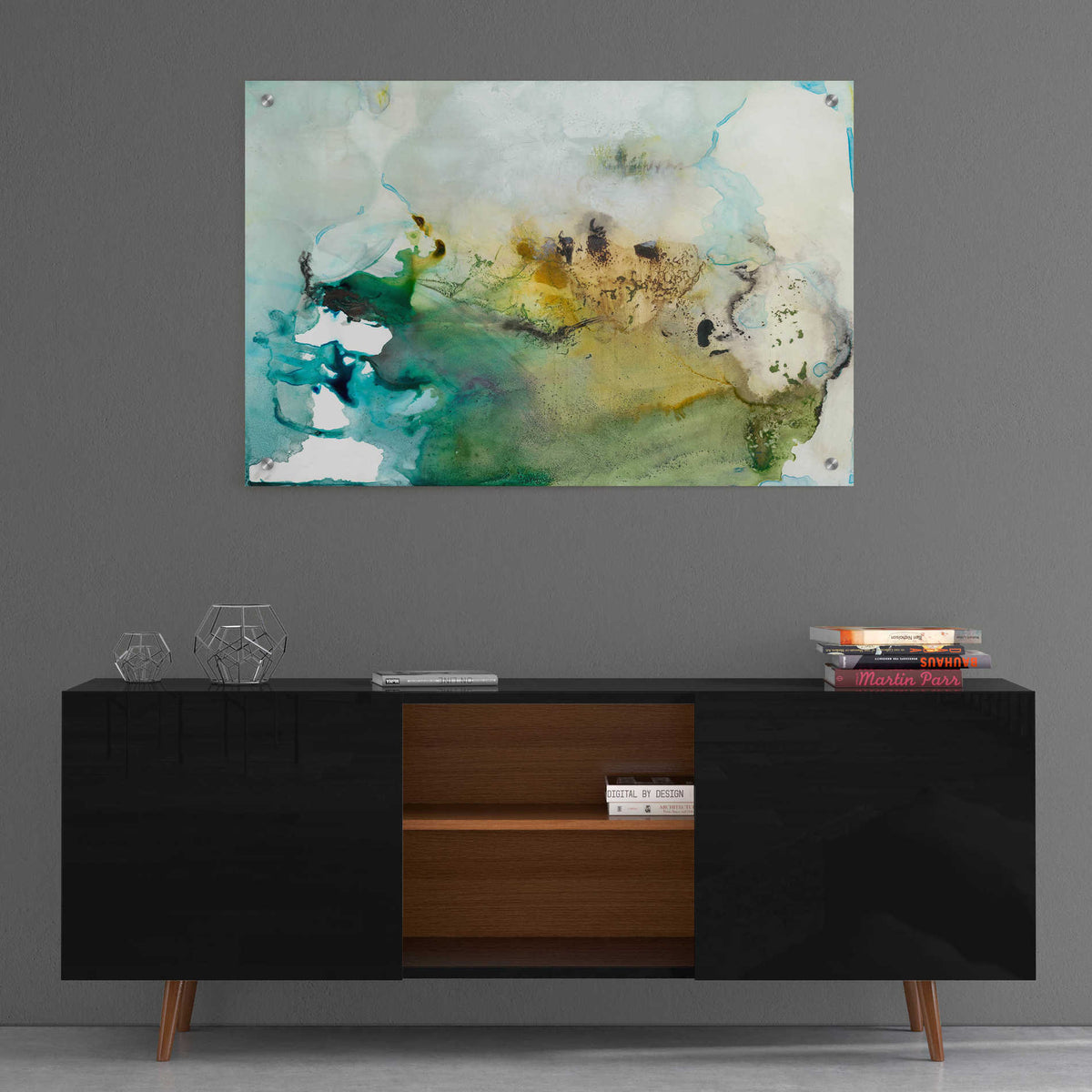 Epic Art 'Organic Abstract' by Lila Bramma, Acrylic Glass Wall Art,36x24