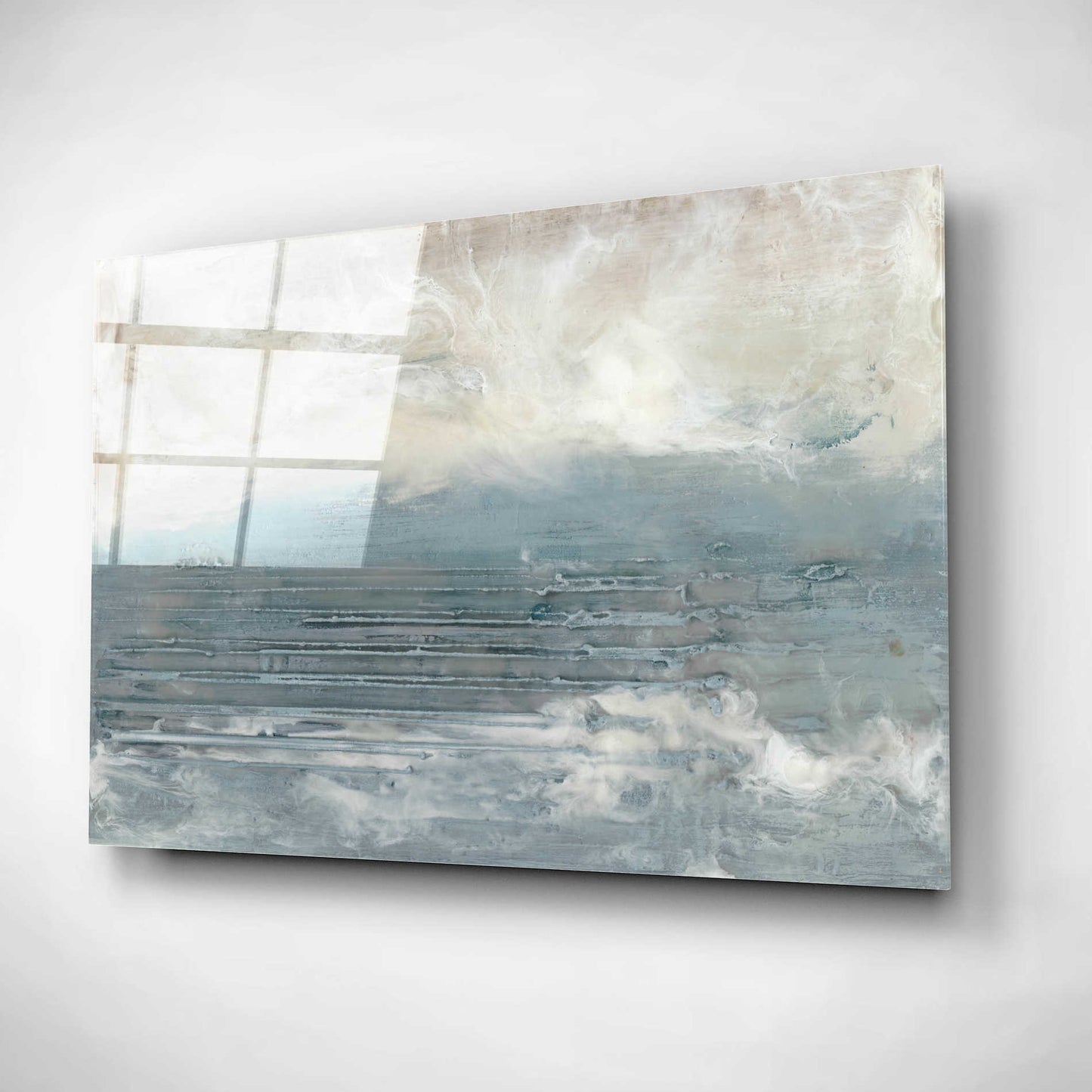 Epic Art 'Pale Blue I' by Lila Bramma, Acrylic Glass Wall Art,16x12