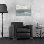 Epic Art 'Pale Blue I' by Lila Bramma, Acrylic Glass Wall Art,24x16