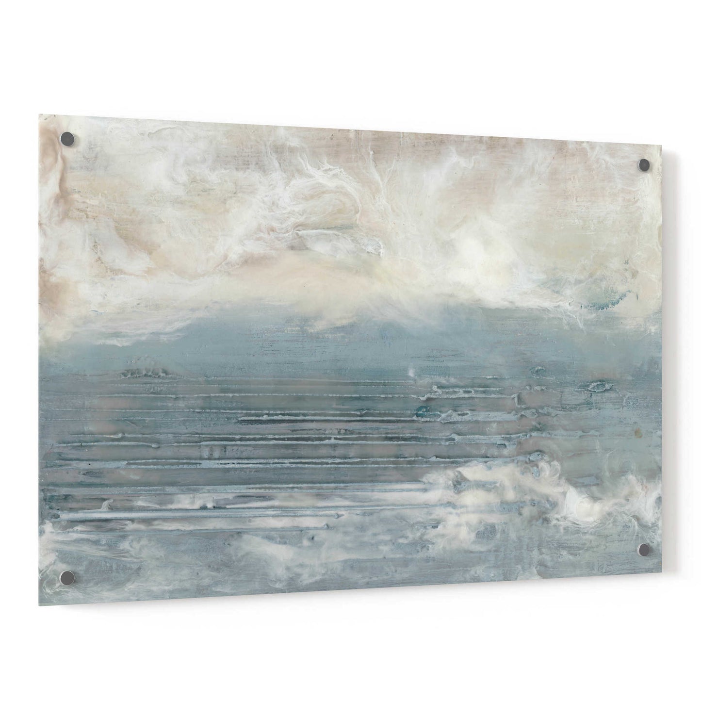 Epic Art 'Pale Blue I' by Lila Bramma, Acrylic Glass Wall Art,36x24