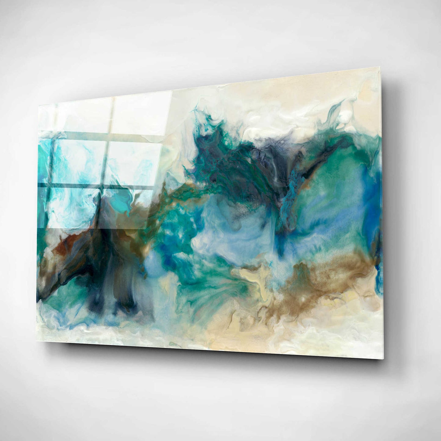 Epic Art 'Rejoice I' by Lila Bramma, Acrylic Glass Wall Art,16x12