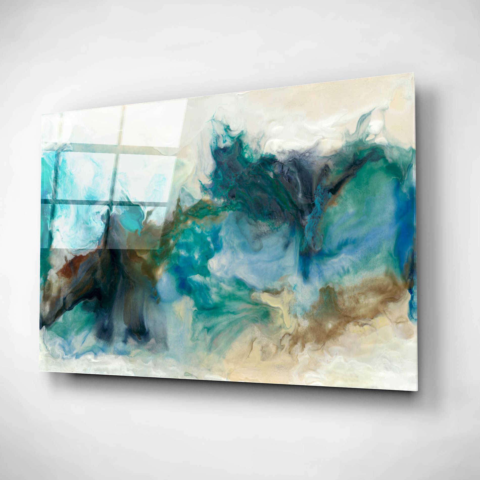 Epic Art 'Rejoice I' by Lila Bramma, Acrylic Glass Wall Art,24x16