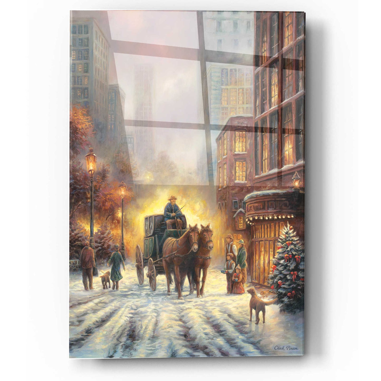 Epic Art 'Carriage Ride' by Chuck Pinson, Acrylic Glass Wall Art