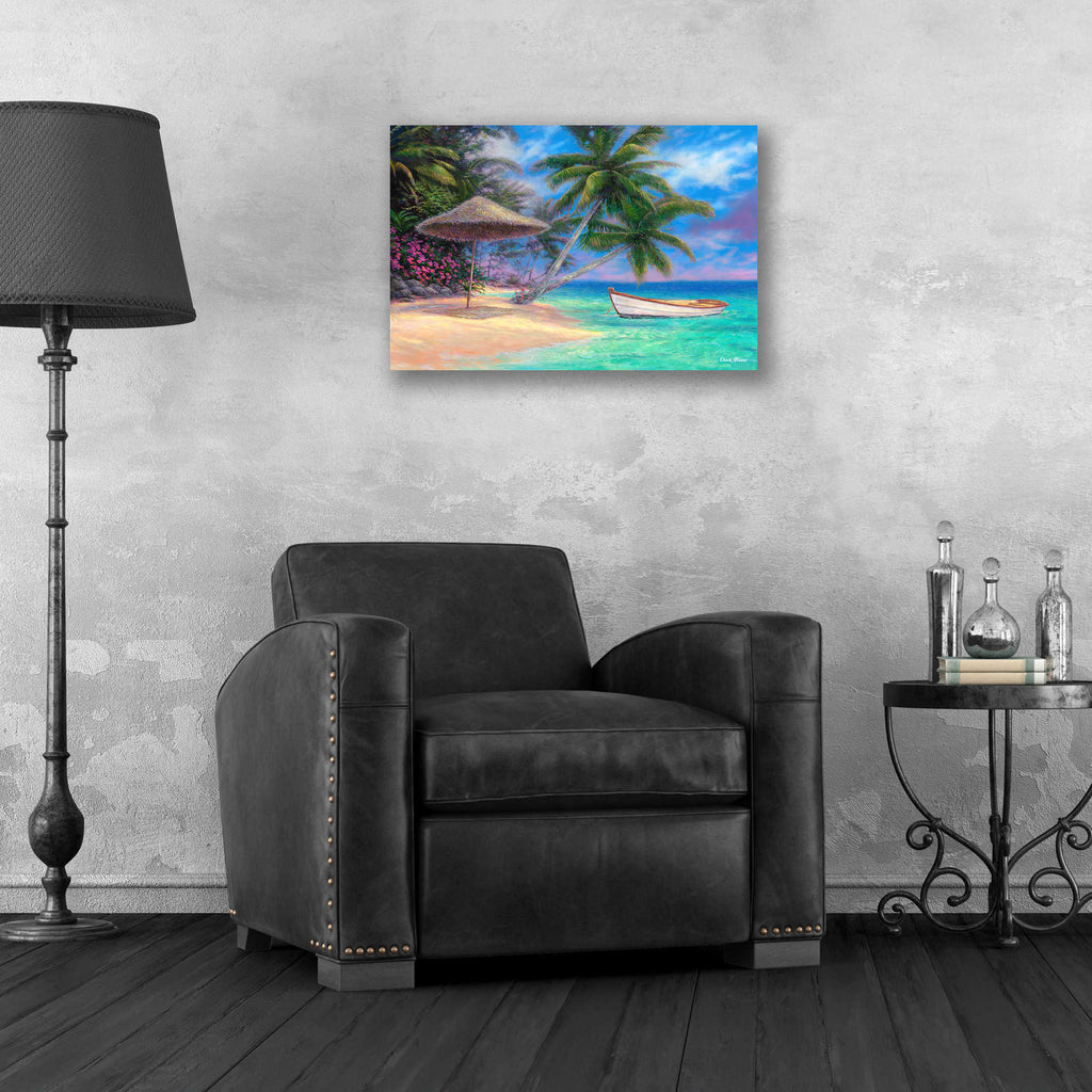 Epic Art 'Drift Away' by Chuck Pinson, Acrylic Glass Wall Art,24x16