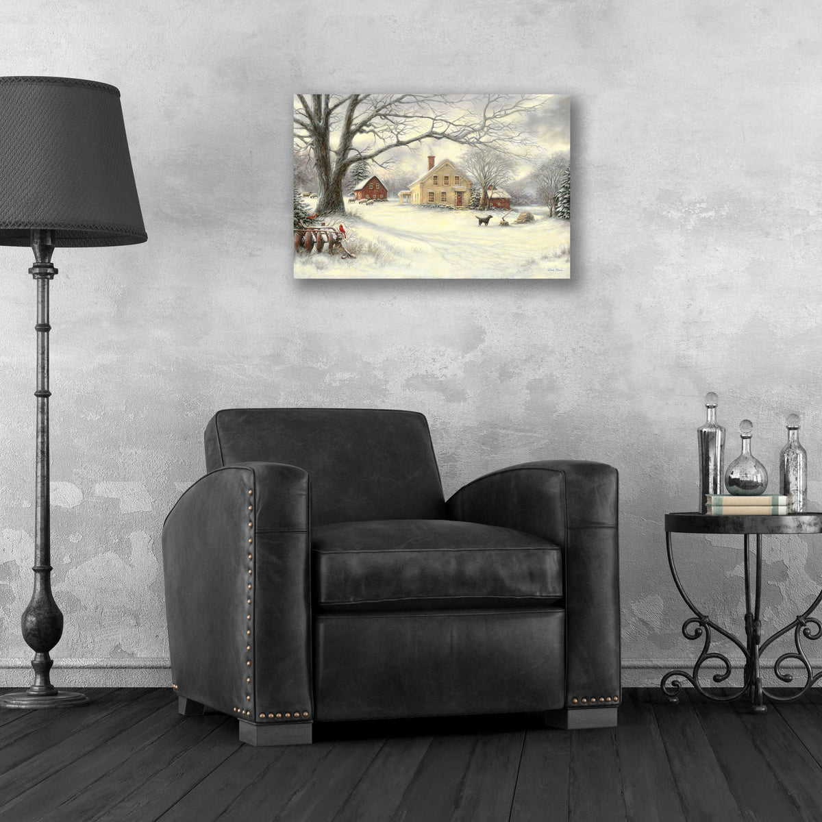 Epic Art 'Old Country Farm' by Chuck Pinson, Acrylic Glass Wall Art,24x16