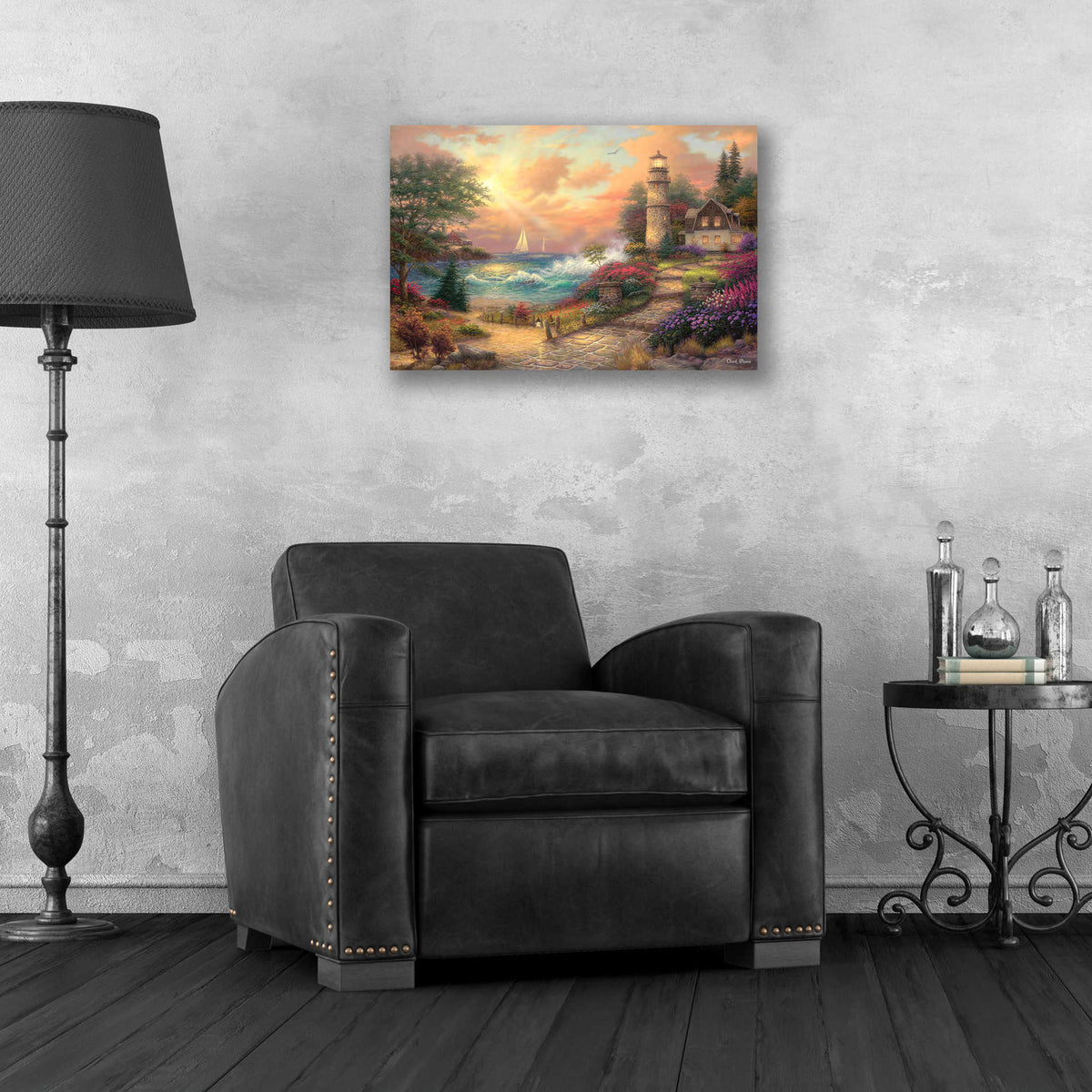 Epic Art 'Seaside Dreams' by Chuck Pinson, Acrylic Glass Wall Art,24x16