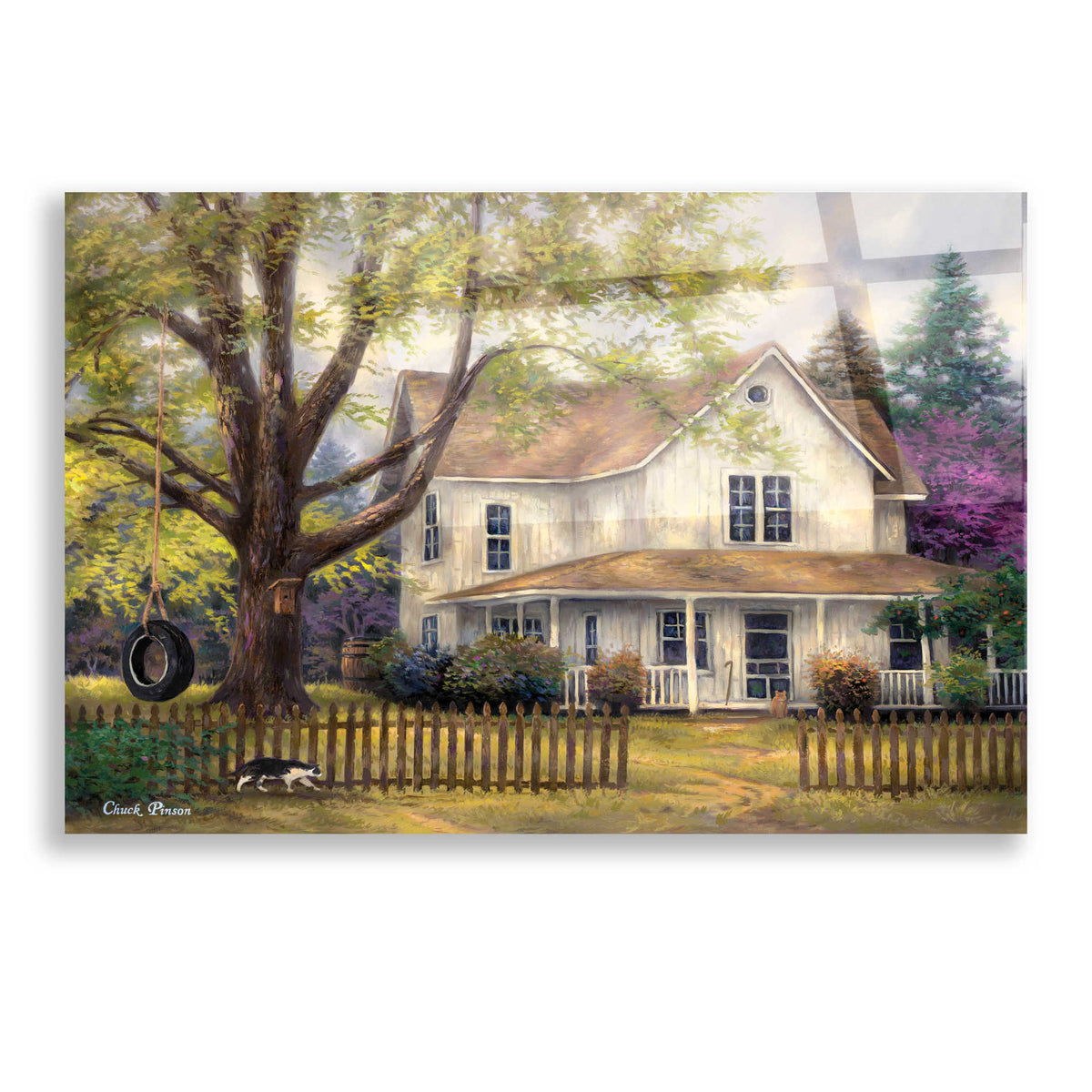 Epic Art 'Simple Country' by Chuck Pinson, Acrylic Glass Wall Art
