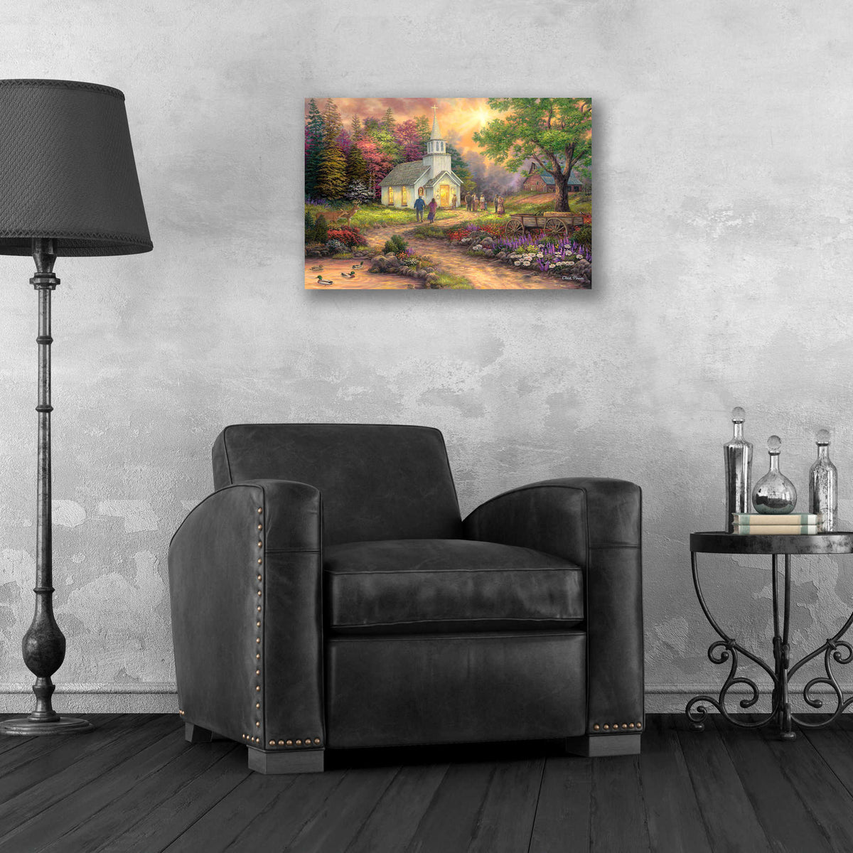 Epic Art 'Strength Along the Journey' by Chuck Pinson, Acrylic Glass Wall Art,24x16
