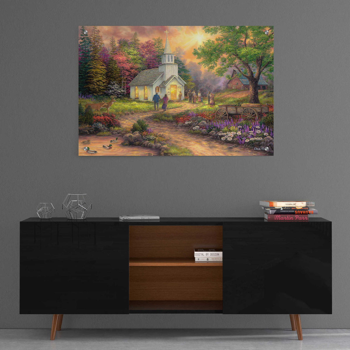 Epic Art 'Strength Along the Journey' by Chuck Pinson, Acrylic Glass Wall Art,36x24