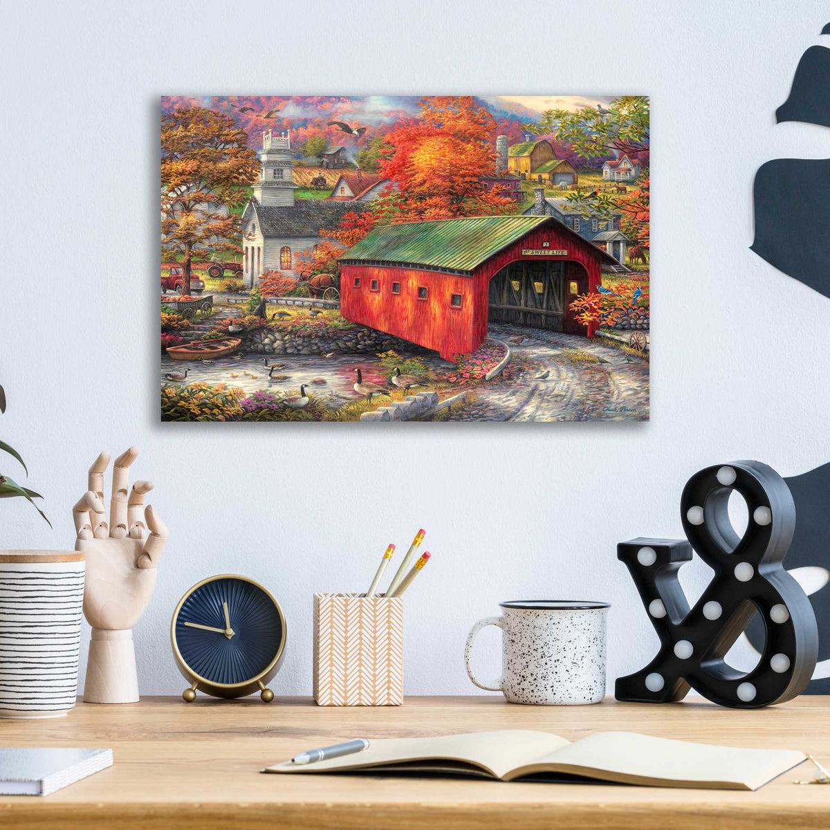 Epic Art 'The Sweet Life' by Chuck Pinson, Acrylic Glass Wall Art,16x12