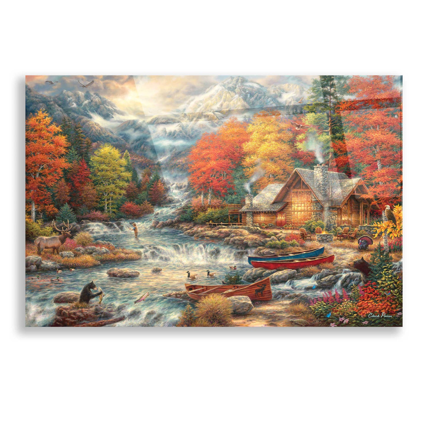 Epic Art 'Treasures of the Great Outdoors' by Chuck Pinson, Acrylic Glass Wall Art