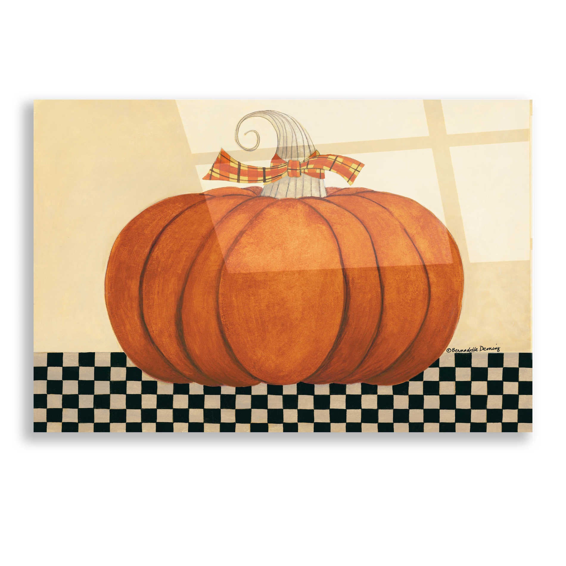Epic Art "Russet Pumpkin" by Bernadette Deming, Acrylic Glass Wall Art,16x12