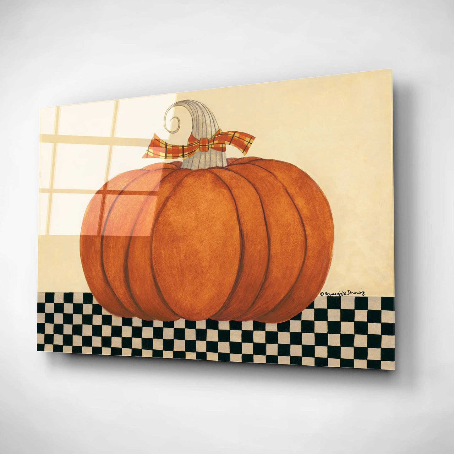 Epic Art "Russet Pumpkin" by Bernadette Deming, Acrylic Glass Wall Art,24x16