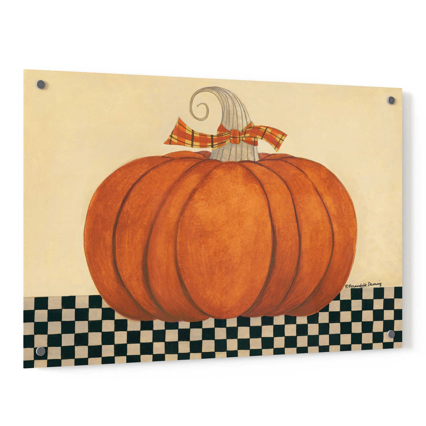 Epic Art "Russet Pumpkin" by Bernadette Deming, Acrylic Glass Wall Art,36x24