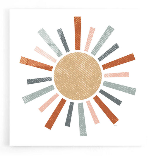 Epic Art 'Rustic Rainbow Sun' by Heidi Kuntz, Acrylic Glass Wall Art