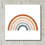 Epic Art 'Rustic Rainbow' by Heidi Kuntz, Acrylic Glass Wall Art,12x12