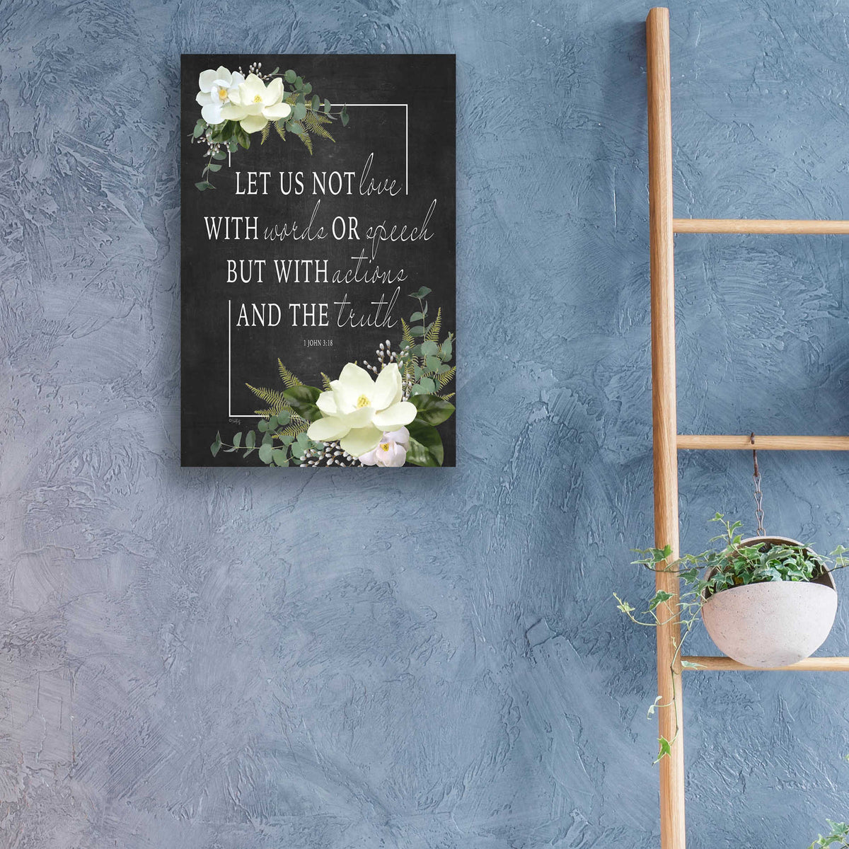 Epic Art 'Let Us Not Love' by Heidi Kuntz, Acrylic Glass Wall Art,16x24
