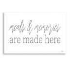 Epic Art 'Meals & Memories are Made Here' by Heidi Kuntz, Acrylic Glass Wall Art