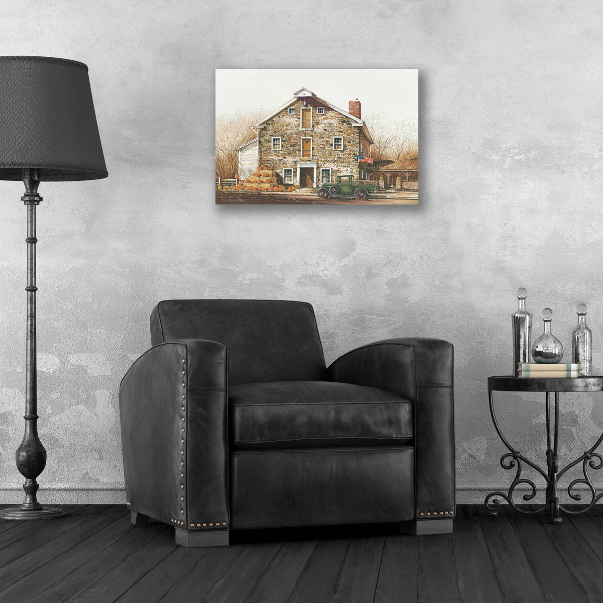 Epic Art 'Fall is in the Air' by John Rossini, Acrylic Glass Wall Art,24x16