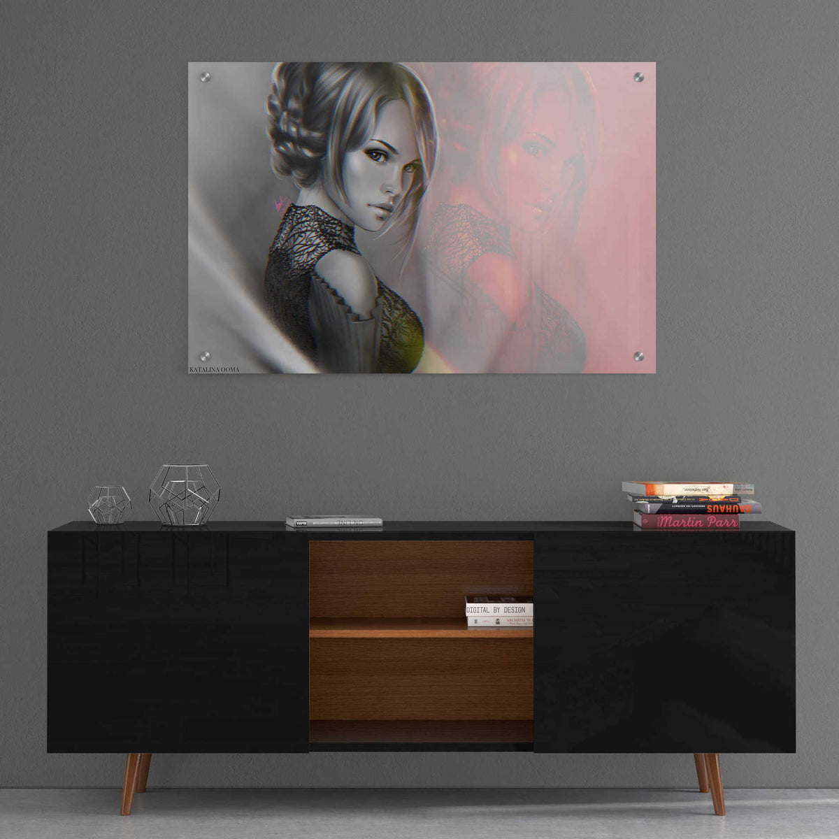 Epic Art 'Keelan' by Katalina, Acrylic Glass Wall Art,36x24