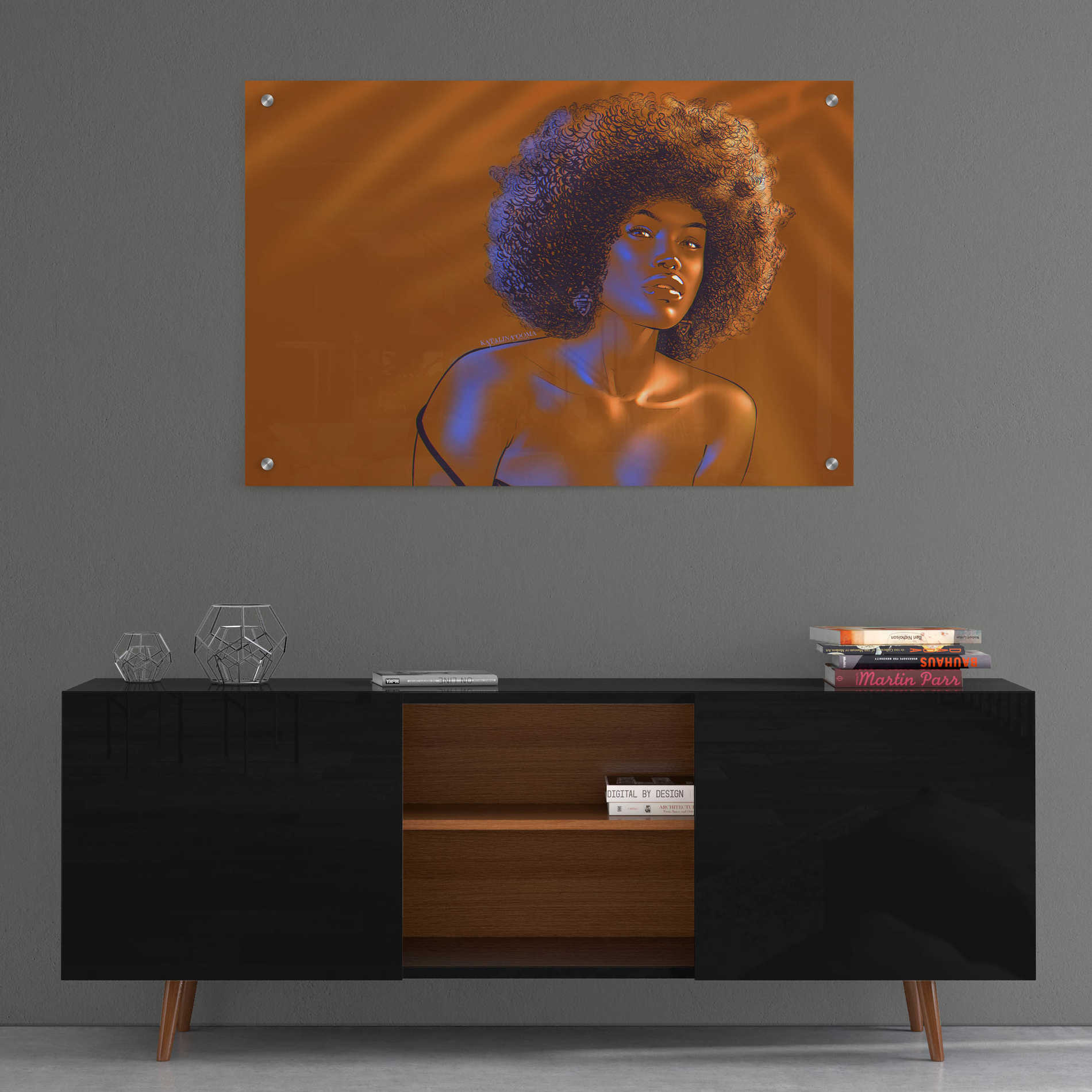 Epic Art 'Tanarelle' by Katalina, Acrylic Glass Wall Art,36x24