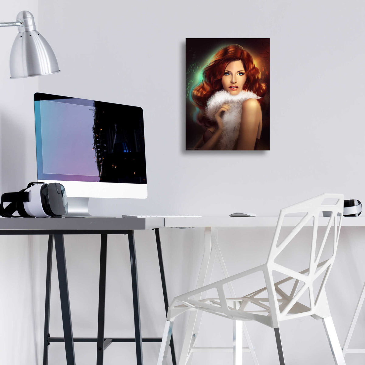 Epic Art 'Veraya' by Katalina, Acrylic Glass Wall Art,12x16