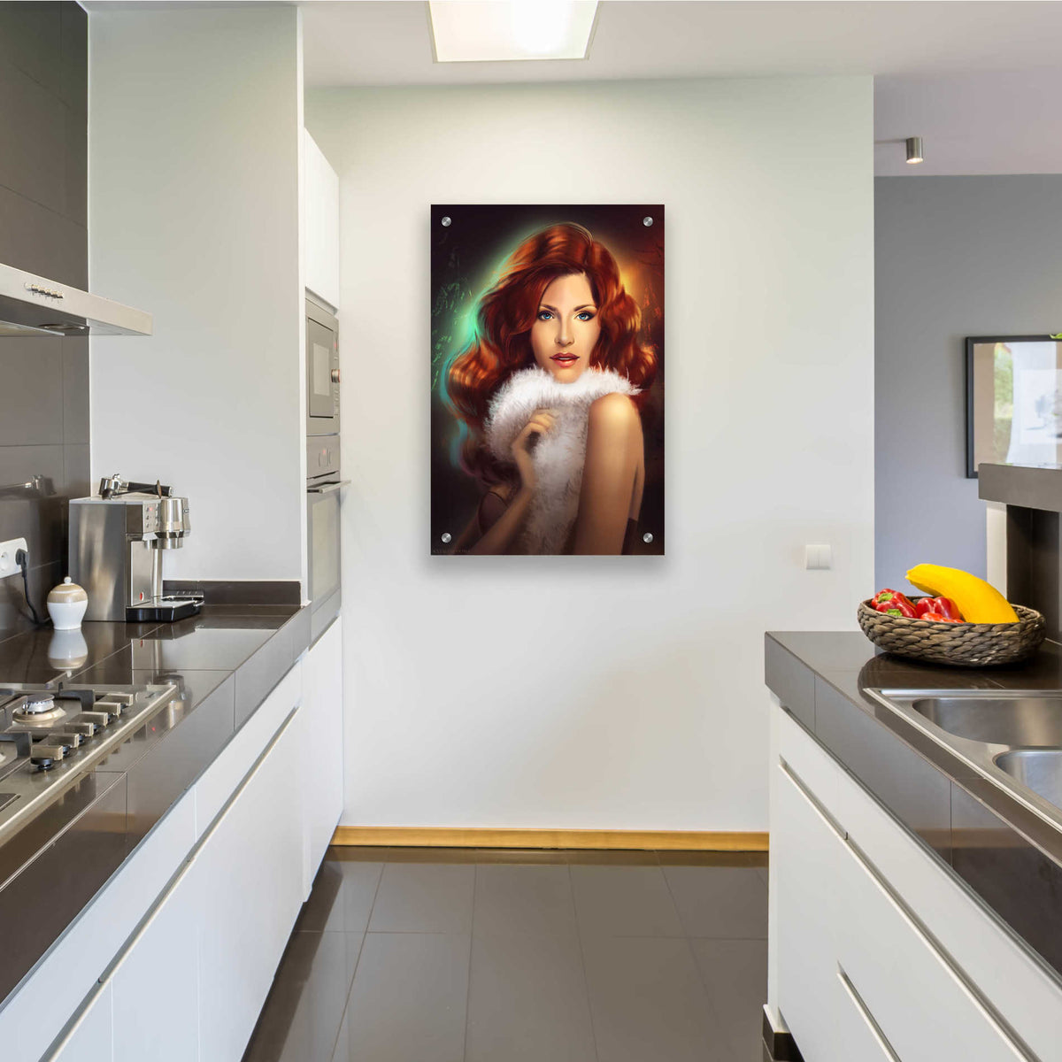 Epic Art 'Veraya' by Katalina, Acrylic Glass Wall Art,24x36