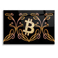 Epic Art 'Art Nouveau Bitcoin Gold' by Katalina, Acrylic Glass Wall Art