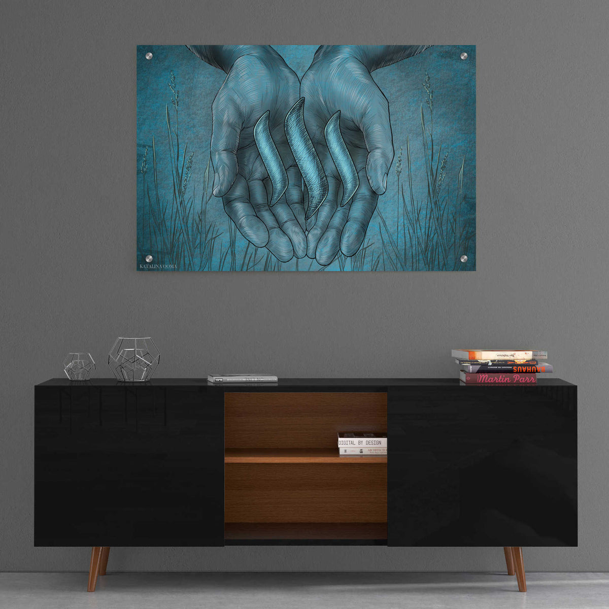 Epic Art 'Steem Crypto' by Katalina, Acrylic Glass Wall Art,36x24
