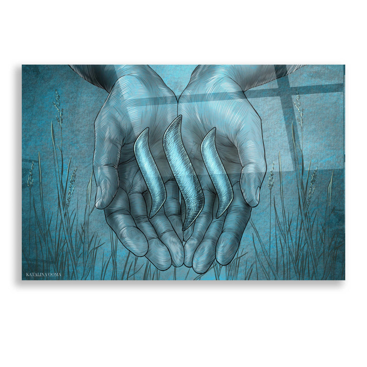 Epic Art 'Steem Crypto' by Katalina, Acrylic Glass Wall Art