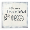 Epic Art 'Thankful & Blessed' by Pam Britton, Acrylic Glass Wall Art