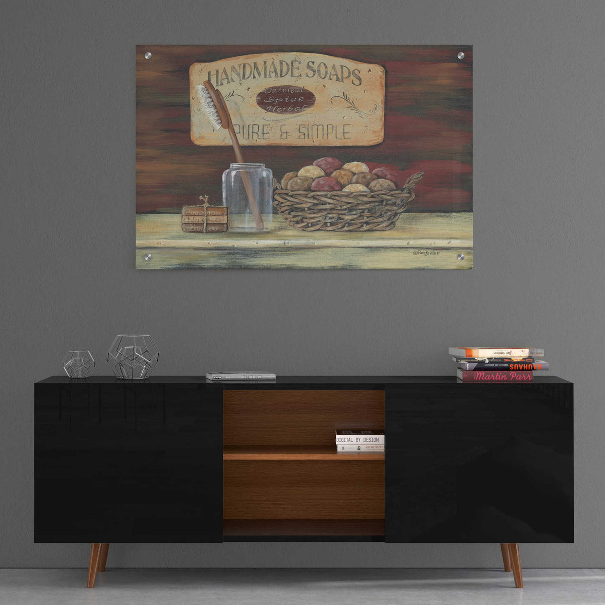 Epic Art 'Handmade Soaps' by Pam Britton, Acrylic Glass Wall Art,36x24