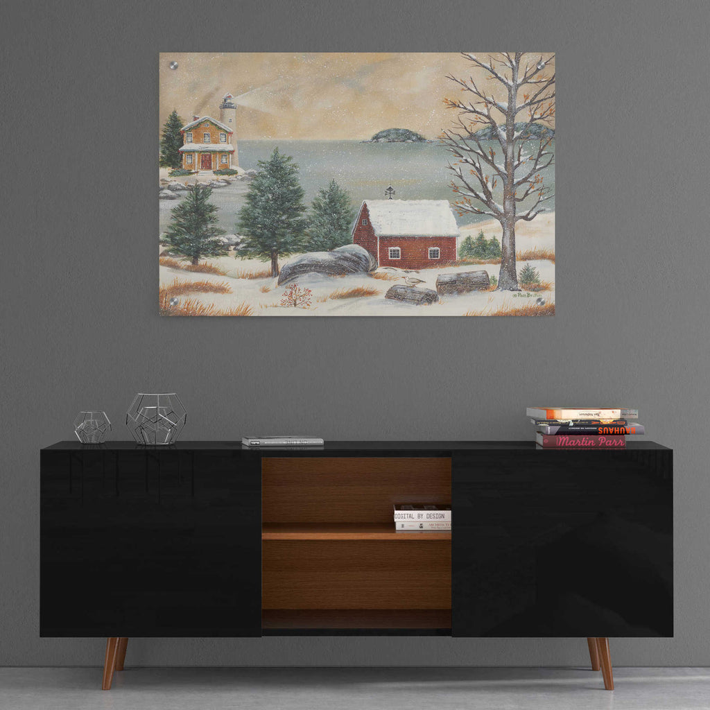 Epic Art 'Lobster Cove' by Pam Britton, Acrylic Glass Wall Art,36x24
