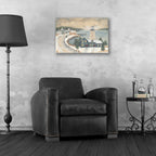 Epic Art 'Snowy Beacon' by Pam Britton, Acrylic Glass Wall Art,24x16